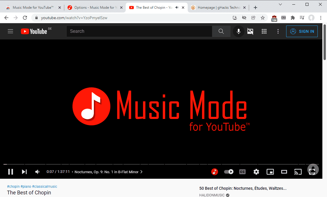 music-mode